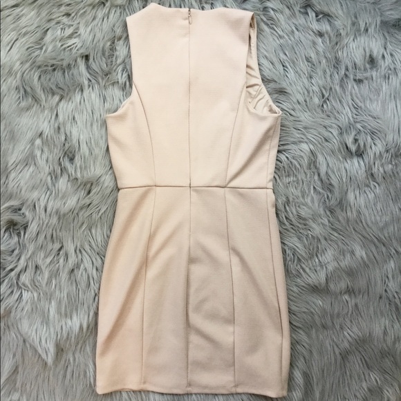 Cream Body-Con Dress - Picture 4 of 5